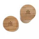 Set 2 rasnite sare si piper, Ukiyo, 22FEB0084, 5x5x14.8xØ 5 cm, Bambus, Natur