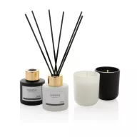   Set cadou difuzor arome si lumanare, Ukiyo, 42FEB230863, 20.8x8.5x8 cm, Sticla, Negru