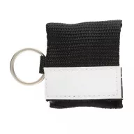 Keychain CPR mask, black PP black