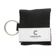 Keychain CPR mask, black PP black