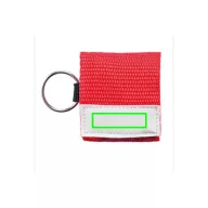   Breloc cu protectie resuscitare gura la gura, polipropilena, metal, Everestus, TSPA32, rosu