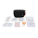 Mini trusa de prim ajutor, 2410E25515, Everestus, 12 x 7 x 4.8 cm, Poliuretan, Negru