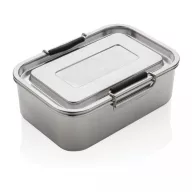   Caserola pranz, Everestus, 18SEP2395, 1000 ml, 18.2x13x6.3 cm, Otel, Argintiu