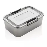   Caserola pranz, Everestus, 18SEP2395, 1000 ml, 18.2x13x6.3 cm, Otel, Argintiu