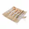 Set de tacamuri ecologice, 5 piese, Everestus, 9IA19315, Bambus, Nylon, Alb