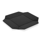 Organizator magnetic pliabil, 2401E16407, Swiss Peak, 21x21x0.2 cm, Poliuretan, Negru