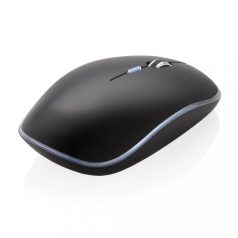 Light up logo wireless mouse, black ABS black