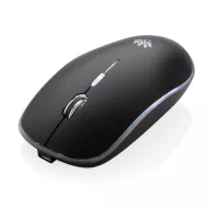 Light up logo wireless mouse, black ABS black