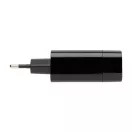 Adaptor priza, Philips, 21OCT0350, 10 x 3 x 10 cm, ABS, Negru
