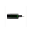 Adaptor priza, Philips, 21OCT0350, 10 x 3 x 10 cm, ABS, Negru