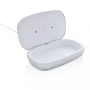 Sterilizator UV-C cu incarcator wireless 5W, 21MAR2789, 20.4x12.6x4.3 cm, XD, ABS, Bambus, Gri