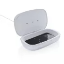 Sterilizator UV-C cu incarcator wireless 5W, 21MAR2789, 20.4x12.6x4.3 cm, XD, ABS, Bambus, Gri