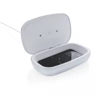   Sterilizator UV-C cu incarcator wireless 5W, 21MAR2789, 20.4x12.6x4.3 cm, XD, ABS, Bambus, Gri