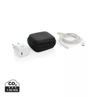   Adaptor priza pentru calatorii, 2410E23242, Everestus, 8.5 x 7 x 4.5 cm, Policarbonat, Negru