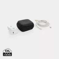   Adaptor priza pentru calatorii, 2410E23242, Everestus, 8.5 x 7 x 4.5 cm, Policarbonat, Negru