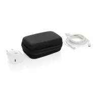   Adaptor priza pentru calatorii, 2410E23245, Everestus, 13 x 9 x 5 cm, Policarbonat, Negru