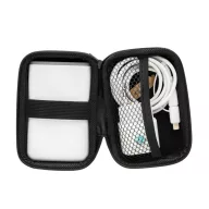   Adaptor priza pentru calatorii, 2410E23245, Everestus, 13 x 9 x 5 cm, Policarbonat, Negru