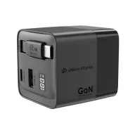   Adaptor incarcator 65 W, 2509E17325, Urban Vitamin, 5x5.2x5 cm, Policarbonat, Negru