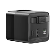   Adaptor incarcator 65 W, 2509E17325, Urban Vitamin, 5x5.2x5 cm, Policarbonat, Negru