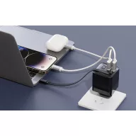   Adaptor incarcator 65 W, 2509E17325, Urban Vitamin, 5x5.2x5 cm, Policarbonat, Negru