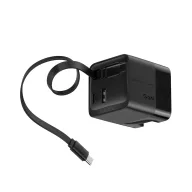   Adaptor incarcator 65 W, 2509E17325, Urban Vitamin, 5x5.2x5 cm, Policarbonat, Negru