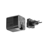   Adaptor incarcator 65 W, 2509E17325, Urban Vitamin, 5x5.2x5 cm, Policarbonat, Negru
