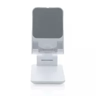   Suport pentru telefon de birou, Everestus, 21OCT1119, 11 x 6.6 x 3.2 cm, ABS, Silicon, Alb