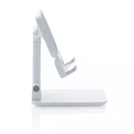   Suport pentru telefon de birou, Everestus, 21OCT1119, 11 x 6.6 x 3.2 cm, ABS, Silicon, Alb