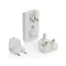 Adaptor cu conectori universali, Everestus, 2610E18086, 65 W, USB-A, USB-C, 8.4x4.6x1.5 cm, ABS, Alb
