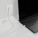 Adaptor cu conectori universali, Everestus, 2610E18086, 65 W, USB-A, USB-C, 8.4x4.6x1.5 cm, ABS, Alb
