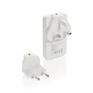   Adaptor cu conectori universali, Everestus, 2610E18086, 65 W, USB-A, USB-C, 8.4x4.6x1.5 cm, ABS, Alb