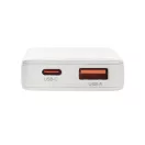 Adaptor cu conectori universali, Everestus, 2610E18086, 65 W, USB-A, USB-C, 8.4x4.6x1.5 cm, ABS, Alb