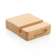   Suport de telefon pentru birou, Everestus, 2707477, Bambus, Natur