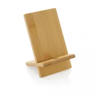   Suport telefon, de birou, Everestus, 42FEB231512, 8x8.9x12.4 cm, Bambus, Maro