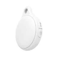   Breloc cu localizare, Urban Vitamin, 2610E18165, 4.7x3.8x1.2 cm, ABS, Alb