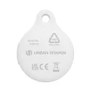Breloc cu localizare, Urban Vitamin, 2610E18165, 4.7x3.8x1.2 cm, ABS, Alb