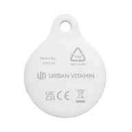   Breloc cu localizare, Urban Vitamin, 2610E18165, 4.7x3.8x1.2 cm, ABS, Alb