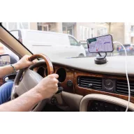   Suport magnetic pentru telefon, XD, 2601E14745, 6x6x2.9 cm, Policarbonat, ABS, Negru
