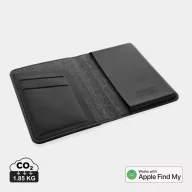   Portofel cu tehnologie integrata Find My, 2502E15214, Everestus, 10 x 1.9 x 14 cm, Poliester, Negru