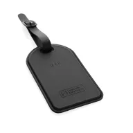   Eticheta bagaj cu localizare, Everestus, 2610E17414, 6.6x1.7x11 cm, Poliuretan, Negru