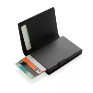   Portcard cu tehnologie integrata Find My, 2502E15213, Everestus, 7.1 x 1.6 x 9.6 cm, Poliester, Negru