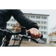   Claxon bicicleta cu tehnologie Find My, 2502E15883, Everestus, 4 x 5 x 6 cm, ABS, Negru
