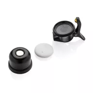   Claxon bicicleta cu tehnologie Find My, 2502E15883, Everestus, 4 x 5 x 6 cm, ABS, Negru
