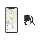 Claxon bicicleta cu tehnologie Find My, 2502E15883, Everestus, 4 x 5 x 6 cm, ABS, Negru
