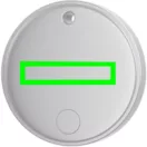 Breloc cu functie de localizare, 2509E17045, Everestus, 0.8xØ 3.2 cm, ABS, Alb