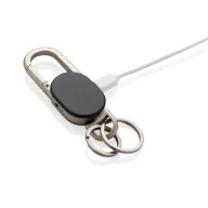   Breloc KeyFinder, 2502E15147, Everestus, 112 x 3.3 x 1.1 cm, Aliaj de zinc, Negru