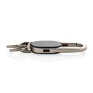 Breloc KeyFinder, 2502E15147, Everestus, 112 x 3.3 x 1.1 cm, Aliaj de zinc, Negru
