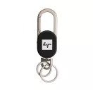 Breloc KeyFinder, 2502E15147, Everestus, 112 x 3.3 x 1.1 cm, Aliaj de zinc, Negru