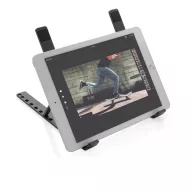  Suport universal pentru laptop si tableta, XD, 42FEB230875, 24.6x4.5x1.9 cm, Aluminiu, Poliuretan, Gri