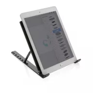   Suport universal pentru laptop si tableta, XD, 42FEB230875, 24.6x4.5x1.9 cm, Aluminiu, Poliuretan, Gri